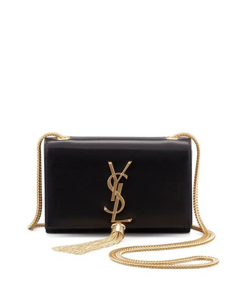 ysl cassandre crossbody black|Saint Laurent Cassandre Small Tassel Crossbody Bag, Black.